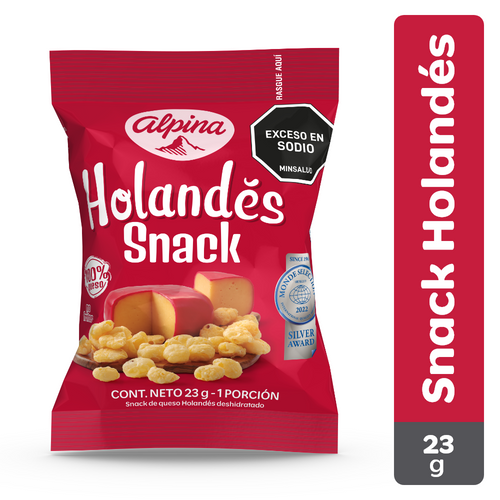 Alpina Assorted Dehydrated Cheese Pasabocas Surtidos Crunchy Bites 3-Pack x 69g