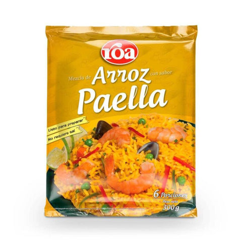 Roa Paella Flavor Rice Arroz Tipo Paella Seafood Seasoning Base Pack - 300g