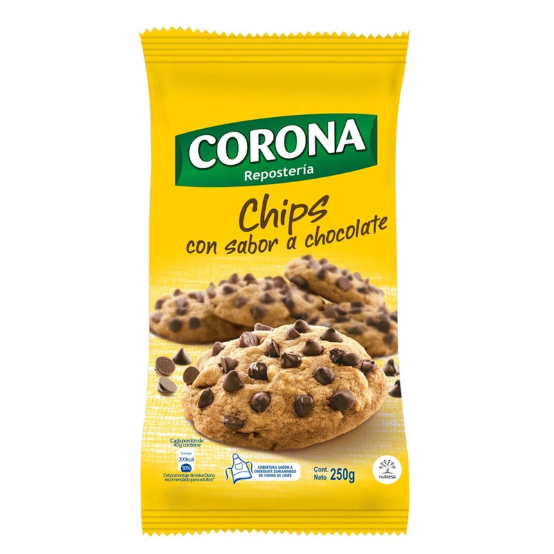 Colombian Corona Chocolate Chips 250g 8.81oz