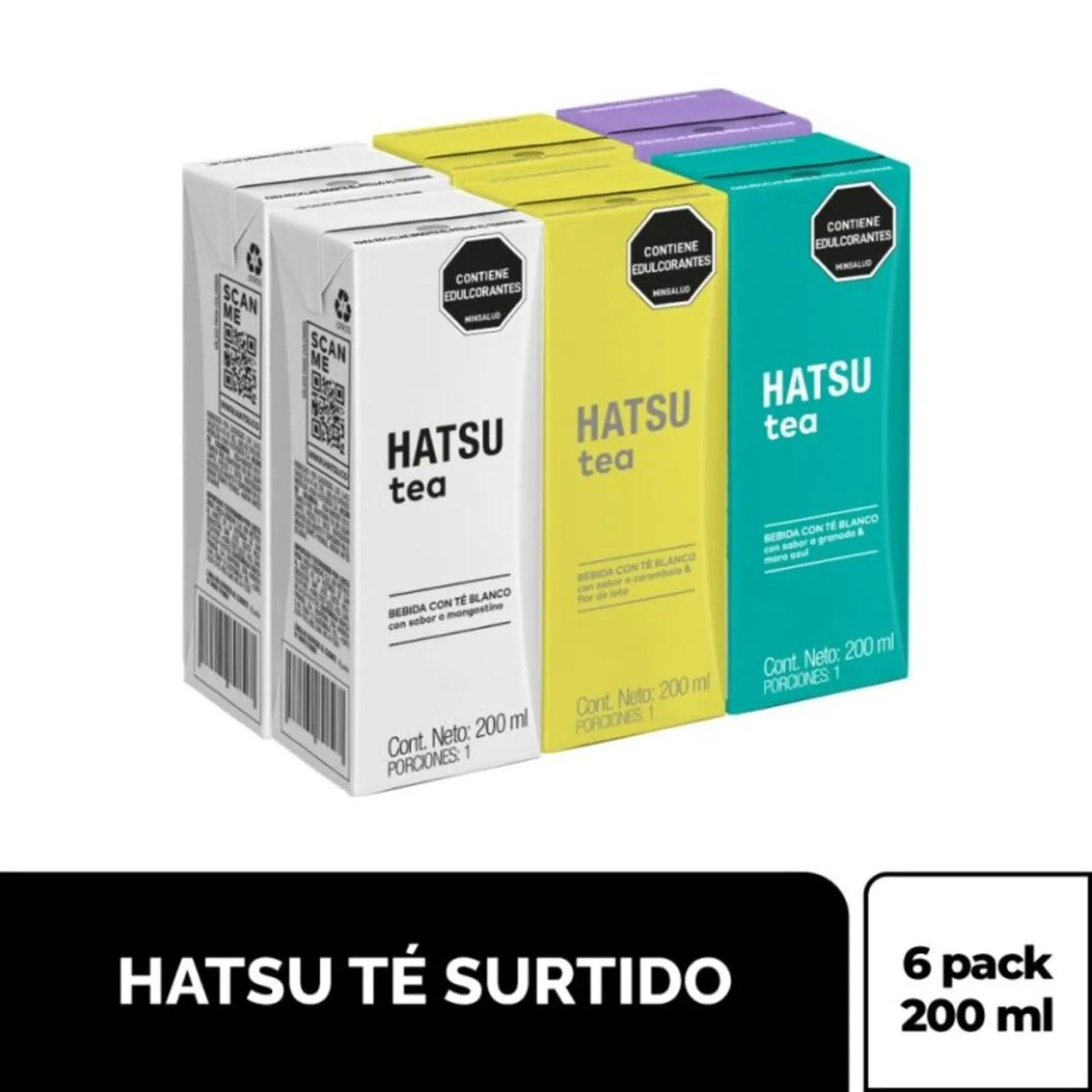 Hatsu Assorted Tea Boxes Special Selection Infusion Premium 6-Pack x 200ml