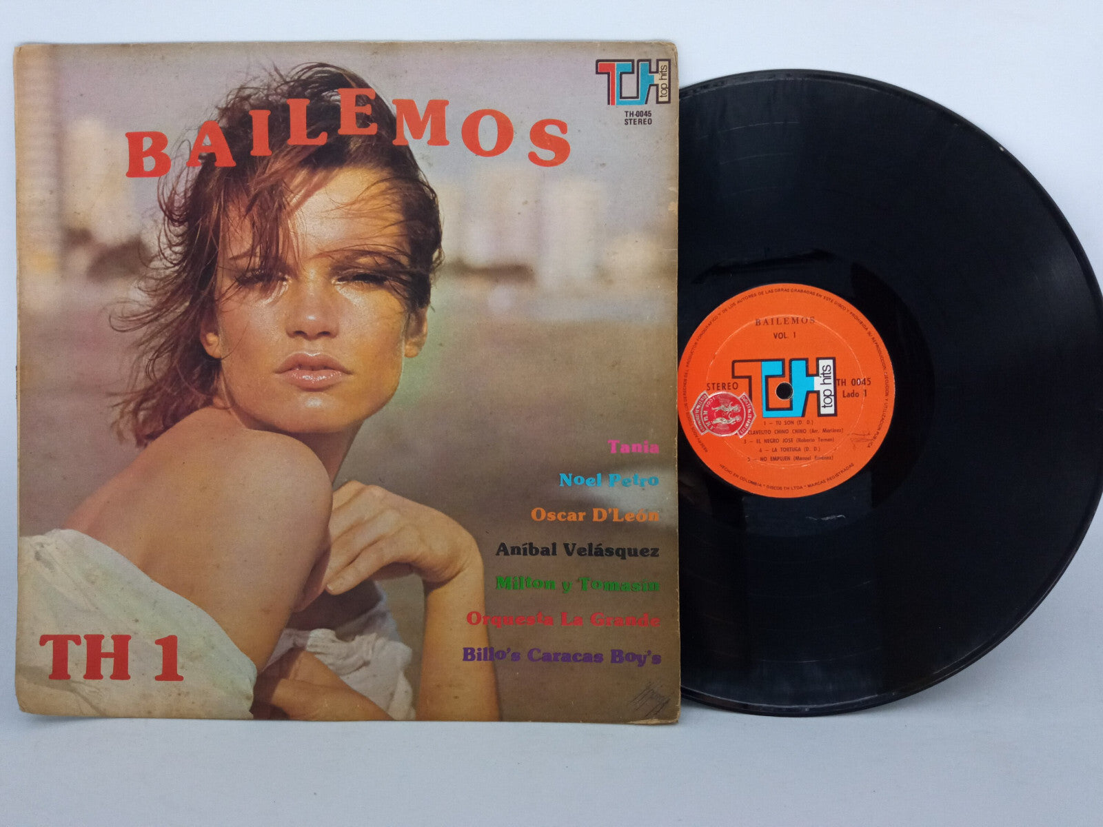 Various Bailemos TH 1 Top Hits Vinyl LP Record Classic Salsa Merengue Mix