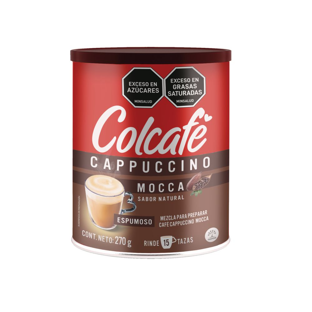 Colcafe Cappuccino Mocca Instant Coffee Mix Foam Capuchino Moca Bag 270g