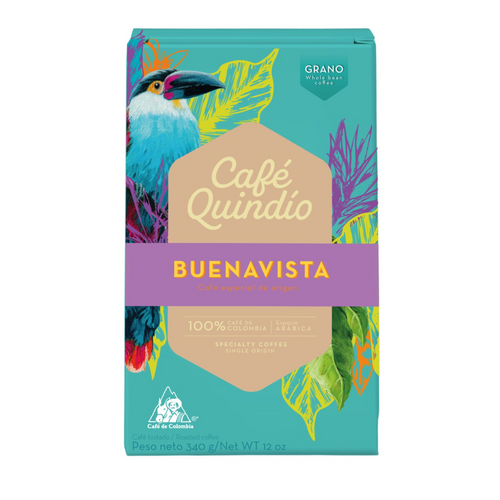 Cafe Quindio Buenavista Coffee Beans Single Origin Premium Regional - 340g