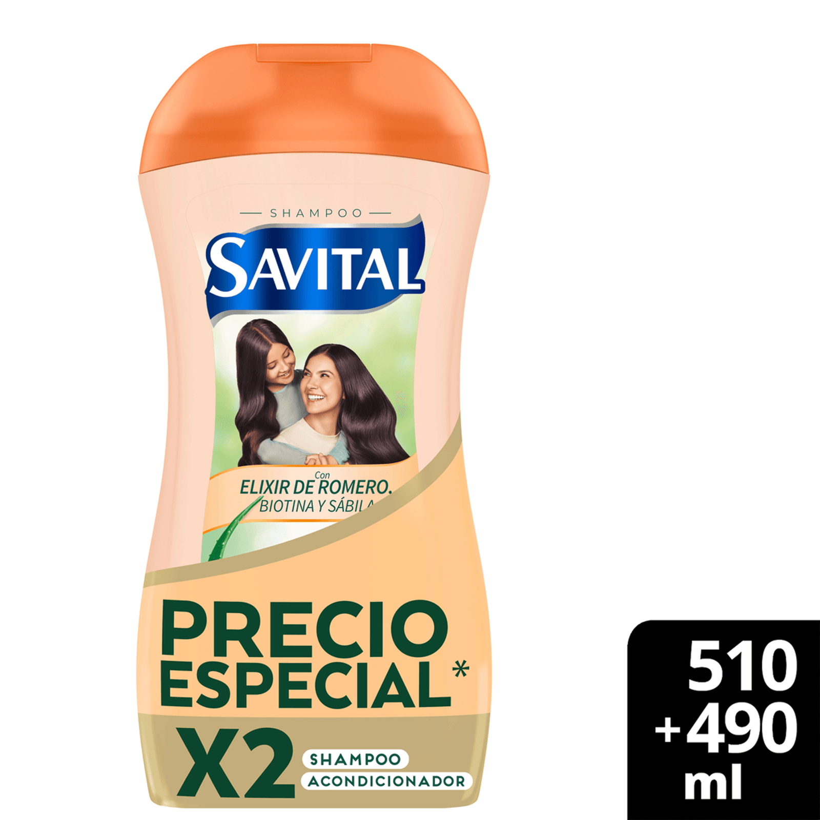 Colombian Savital  Rosemary Elixir Shampoo x510ml + Conditioner x 490ml