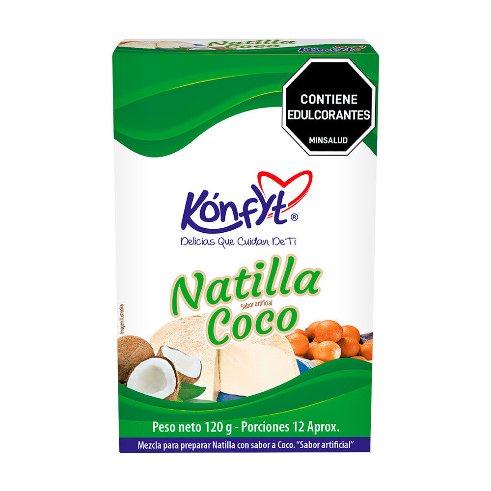 Konfyt Sugar Free Natilla Corn Pudding Custard Diet Dessert Variety Mix Sizes