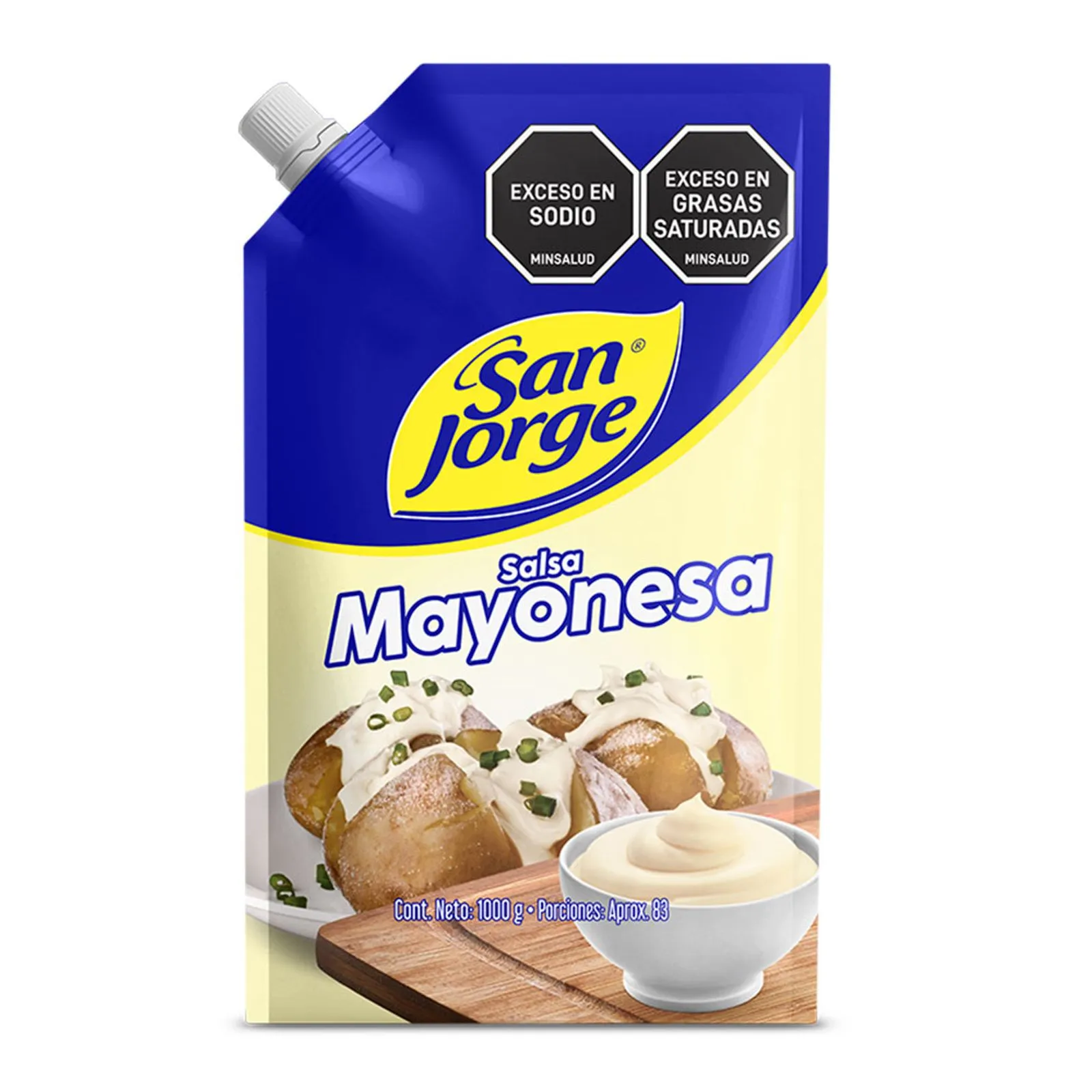 San Jorge Mayonnaise Mayonesa Doypack Classic Creamy Dressing - 1000g