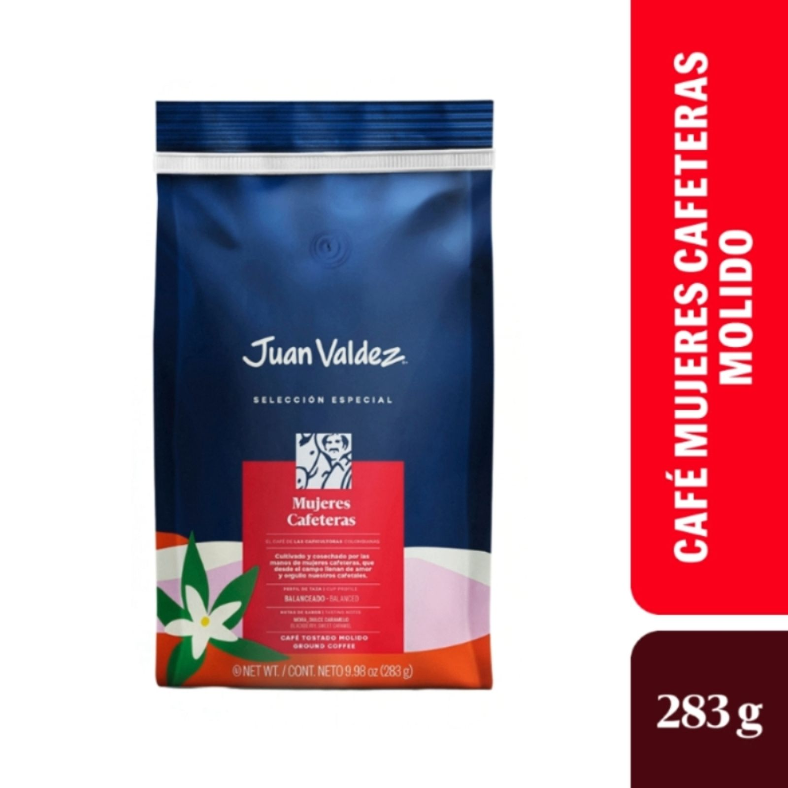 Juan Valdez Women Coffee Makers Ground Coffee Mujeres Cafeteras Premium 283g