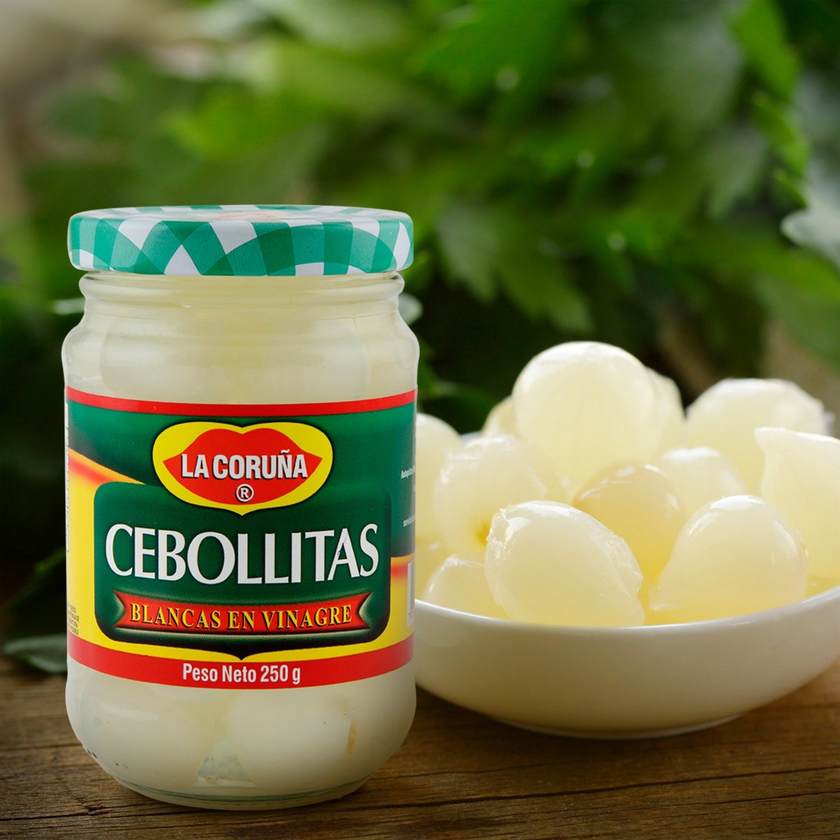 La Coruna Pickled White Onions Cebollitas Blancas en Vinagre Gourmet - 250g