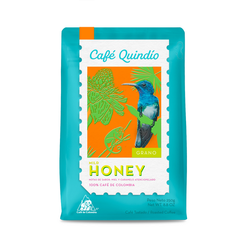 Cafe Quindio Special Harvest Honey Coffee Beans Granos con Notas de Miel - 250g