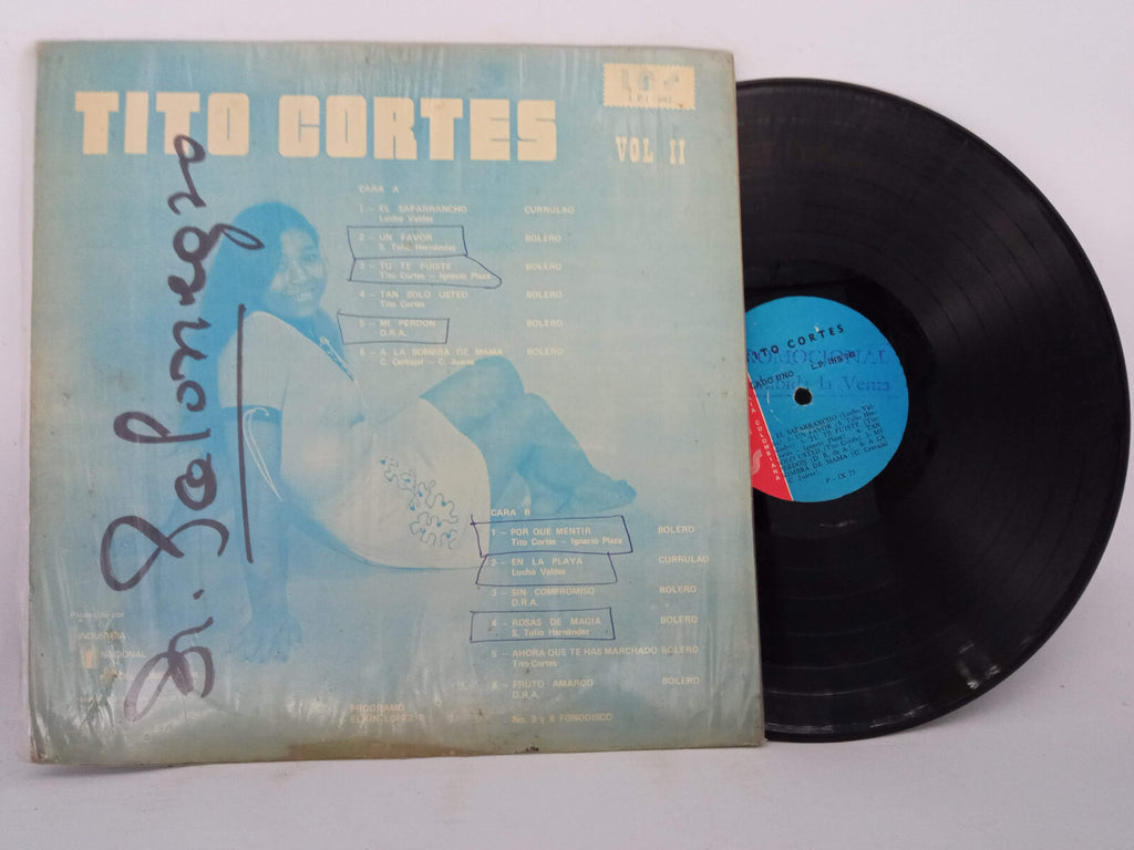 Tito Cortes Tito Cortes Vol II INS Vinyl LP Record Bolero Tropical Colombian