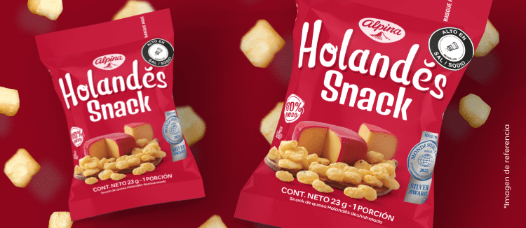 Alpina Dutch Cheese Snacks Pasabocas Queso Holandes Dehydrated Crunchy 23g