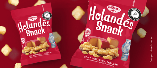 Alpina Dutch Cheese Snacks Pasabocas Queso Holandes Dehydrated Crunchy 23g