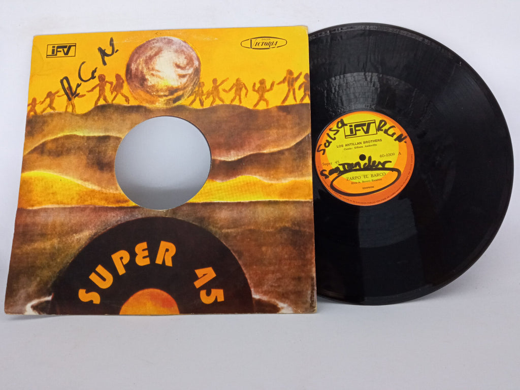 Los Antillan Brothers Zarpo El Barco Dicen IFV 12" Vinyl Single Rare Salsa