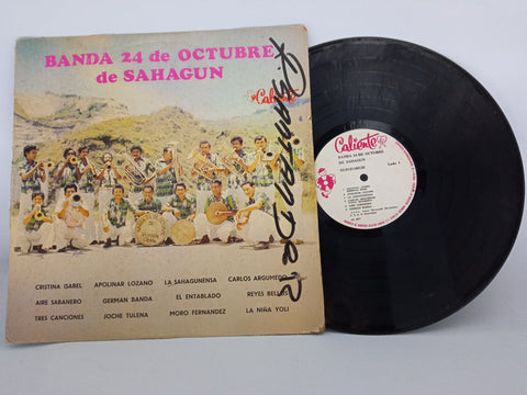 Banda 24 De Octubre De Sahagun Caliente Vinyl LP Record Colombian Porro Cumbia