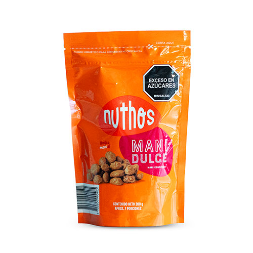 Nuthos Sweet Peanuts Mani Dulce Candied Honey Roasted Crunchy Snack - 200g