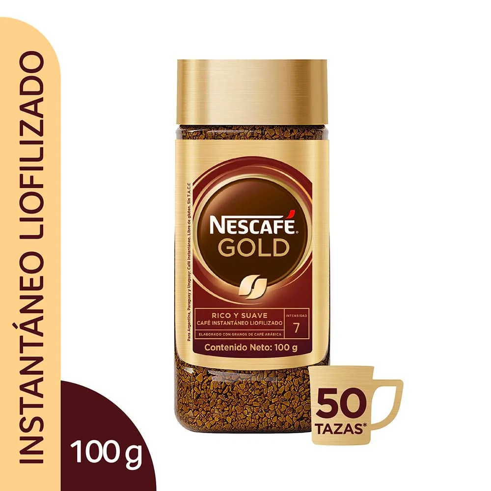 Nescafe Gold Instant Coffee Cafe Instantaneo Liofilizado Premium Glass Sizes