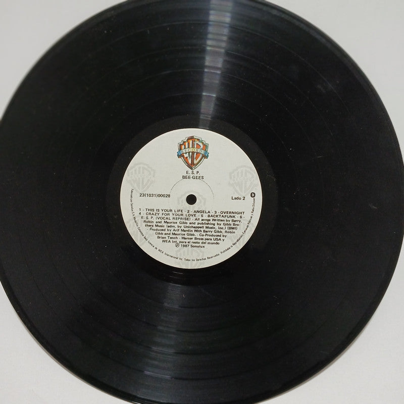 Bee Gees ESP Warner Bros Vinyl LP Record Rare Promo Pressing Classic Pop Rock