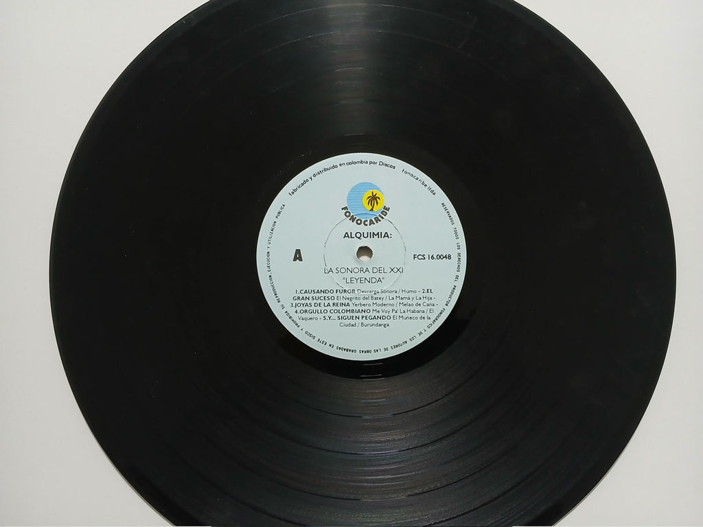 Alquimia La Sonora Del XXI Leyenda Fonocaribe Vinyl LP Record Rare Salsa Dura