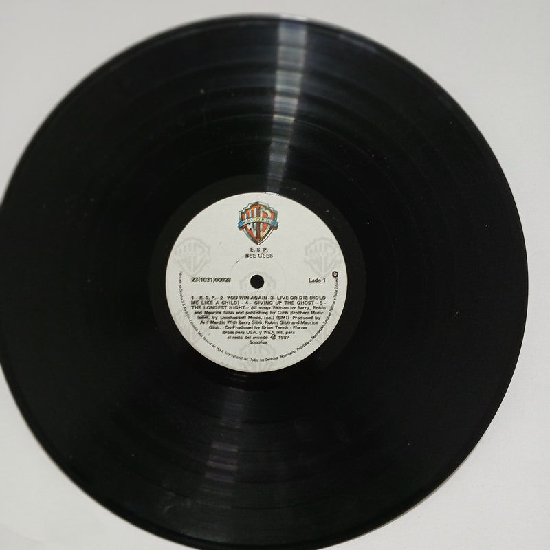 Bee Gees ESP Warner Bros Vinyl LP Record Rare Promo Pressing Classic Pop Rock
