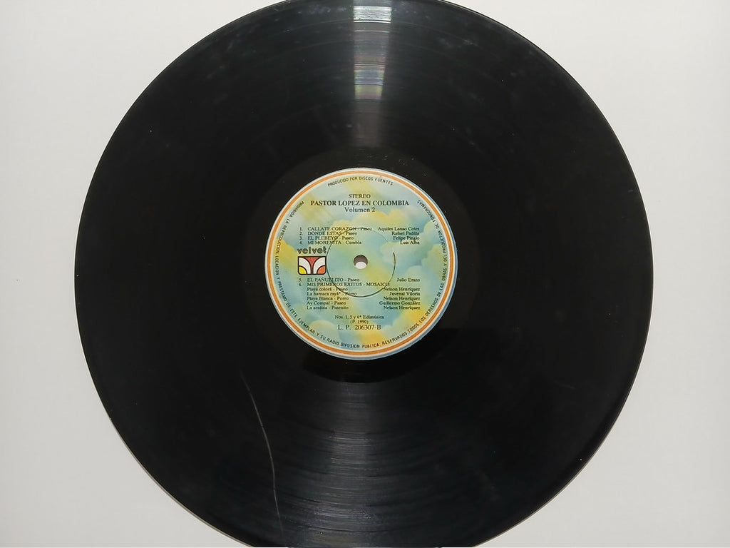 Pastor Lopez En Colombia Vol 2 Discos Fuentes Vinyl LP Record Classic Cumbia