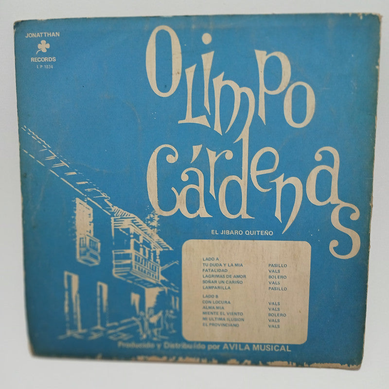 Olimpo Cardenas El Jibaro Quiteno Explosivos Vinyl LP Record Vintage Bolero