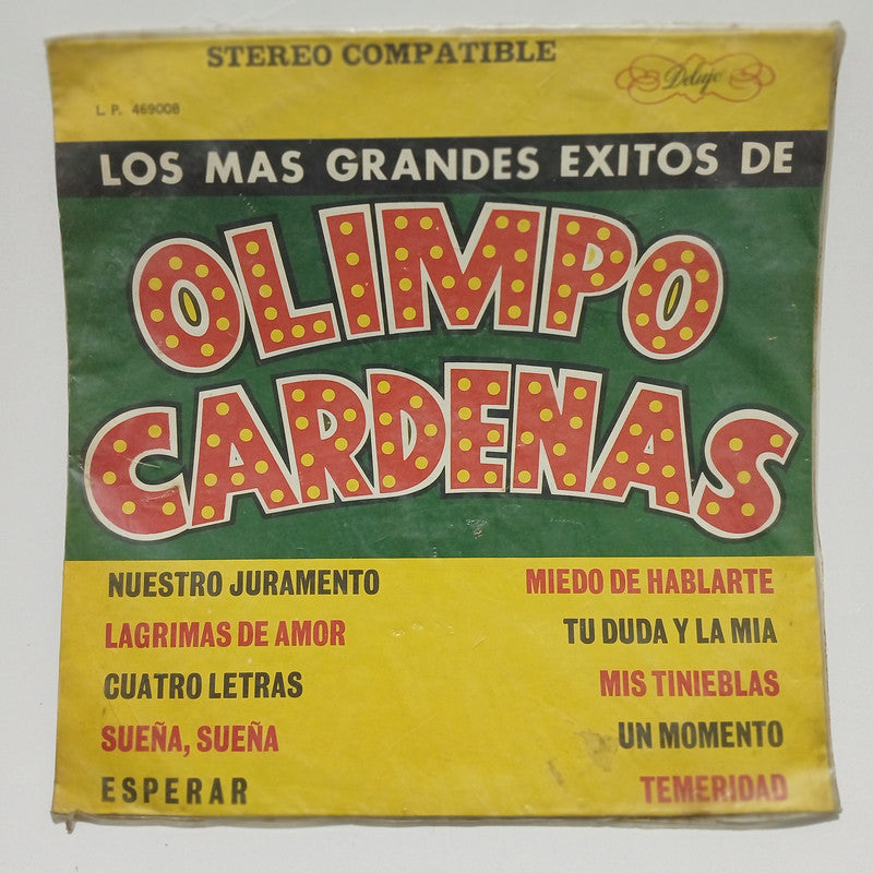 Olimpo Cardenas Los Mas Grandes Exitos Delujo Vinyl LP Record Vintage Bolero
