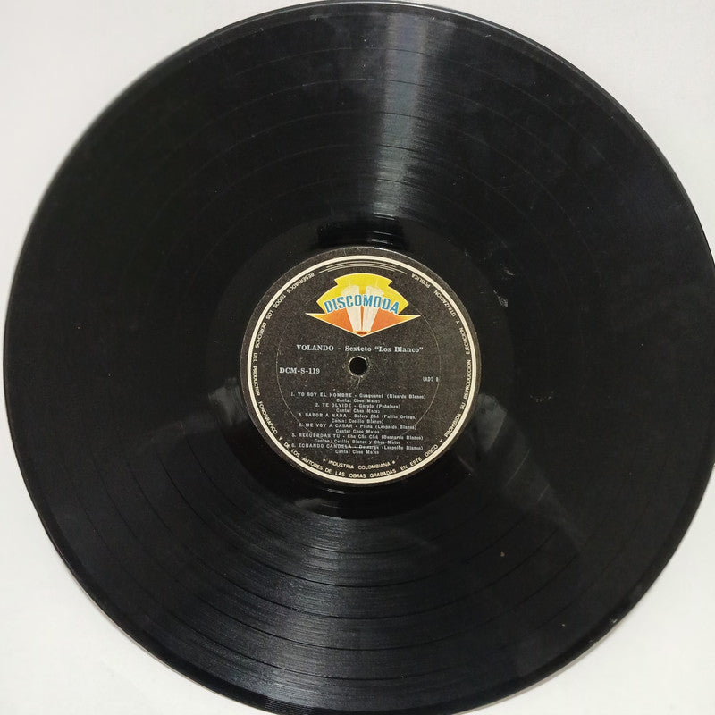 Los Blanco Volando Discomoda Vinyl LP Record Rare Venezuelan Salsa Guaguanco