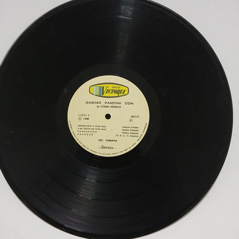 Gabino Pampini Combo Impacto Hits Discos Victoria Vinyl LP Record Latin Salsa