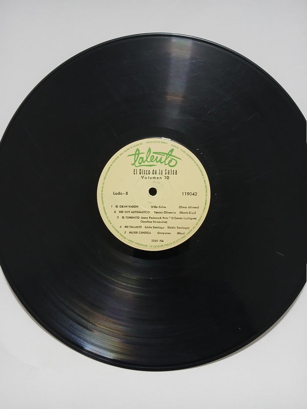 Various El Disco De La Salsa Vol 10 Talento Vinyl LP Record Classic Salsa Mix