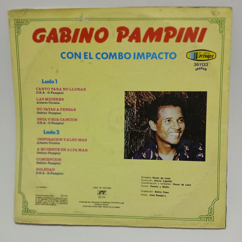 Gabino Pampini Combo Impacto Hits Discos Victoria Vinyl LP Record Latin Salsa
