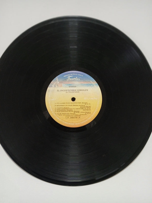 Rodolfo Aicardi El Incontenible Rodolfo ''Triunfador'' LP, Album Discos Fuentes