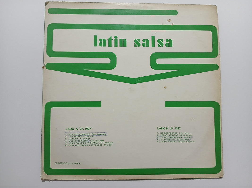 Various Latin Salsa Pace Records Vinyl LP Record Vintage Salsa Brava Compilation
