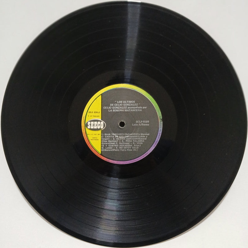 Celio Gonzalez Sonora Matancera Los Ultimos De Celio Gonzalez Vinyl LP Bolero