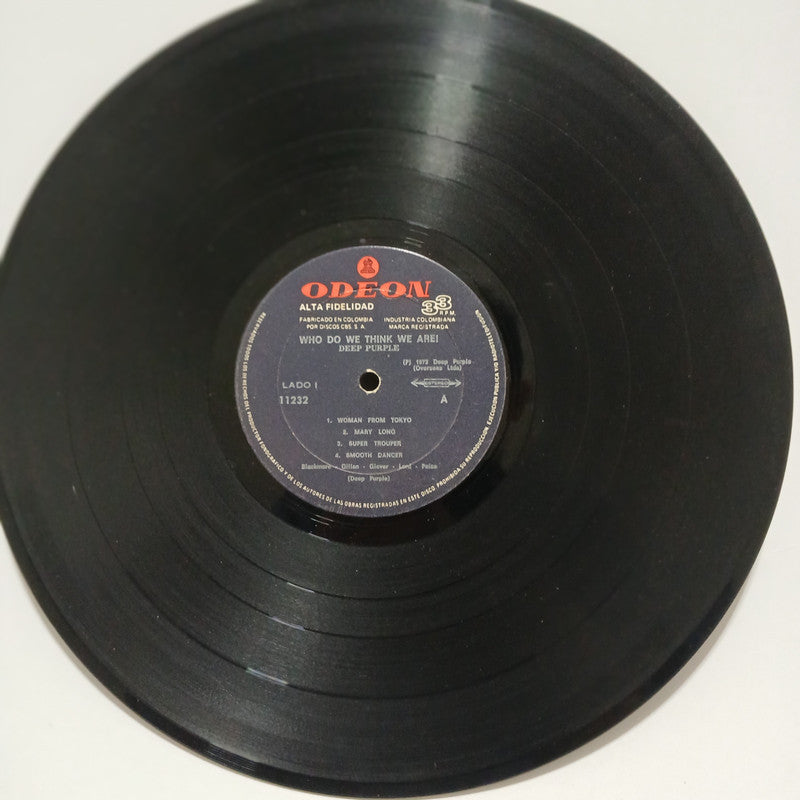 Deep Purple Who Do We Think We Are Odeon Vinyl LP Record Classic Hard Rock Album