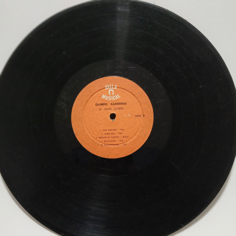 Olimpo Cardenas El Jibaro Quiteno Explosivos Vinyl LP Record Vintage Bolero