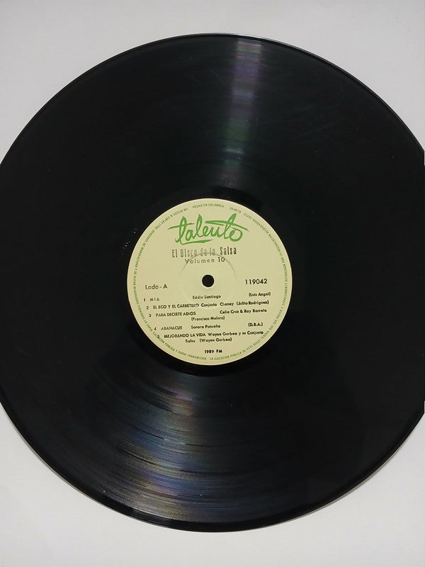 Various El Disco De La Salsa Vol 10 Talento Vinyl LP Record Classic Salsa Mix