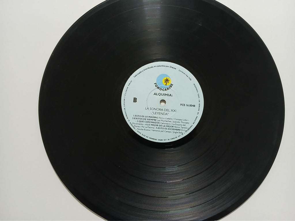 Alquimia La Sonora Del XXI Leyenda Fonocaribe Vinyl LP Record Rare Salsa Dura