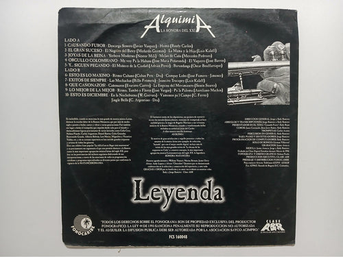 Alquimia La Sonora Del XXI Leyenda Fonocaribe Vinyl LP Record Rare Salsa Dura