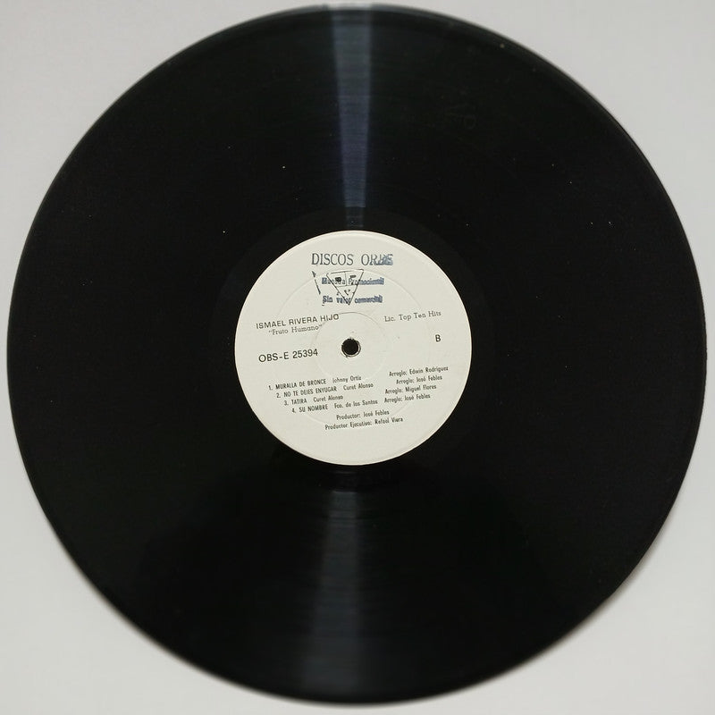 Ismael Rivera Jr Fruto Humano Discos Orbe Vinyl LP Record Rare Salsa Guaguanco