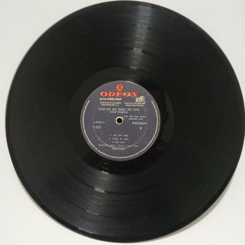 Deep Purple Who Do We Think We Are Odeon Vinyl LP Record Classic Hard Rock Album