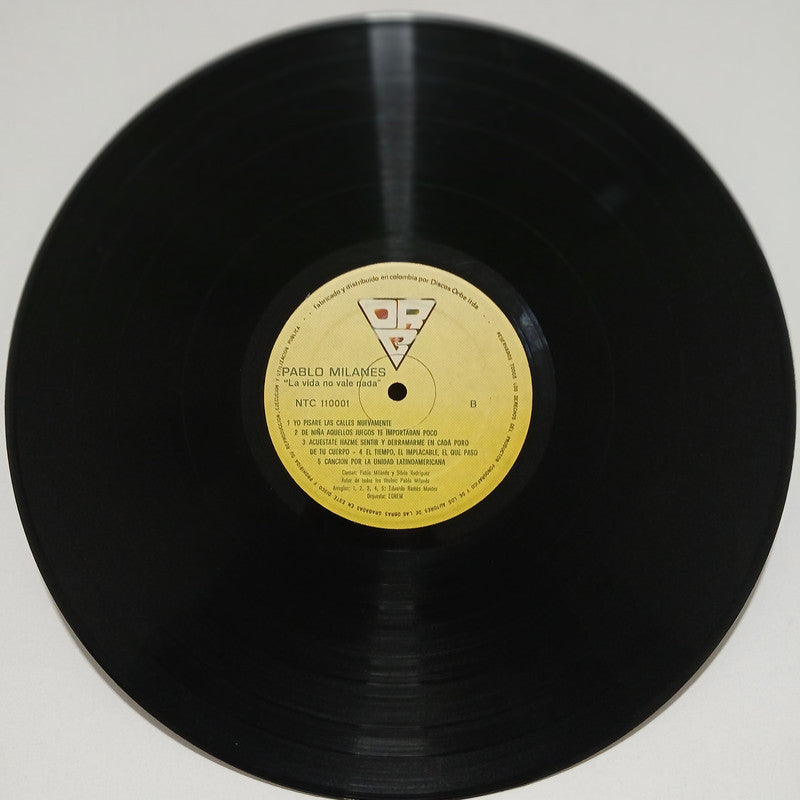 Pablo Milanes La Vida No Vale Nada Nueva Trova Cubana Vinyl LP Record Gatefold